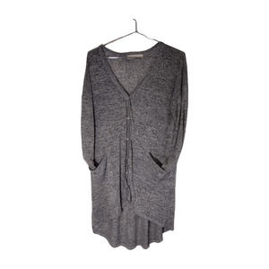 Malloy Long Sleeve cardigan Gray Button Up Size M